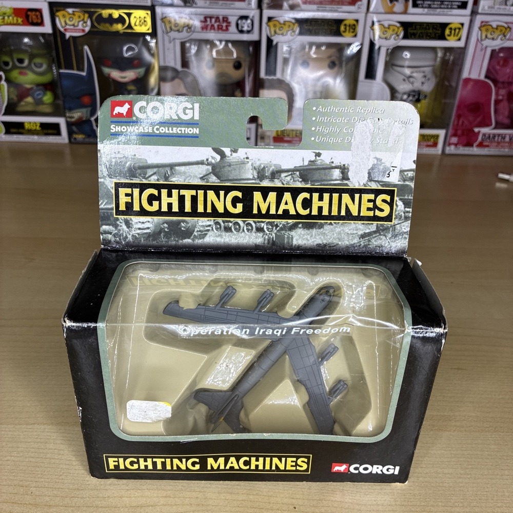 CORGI Fighting Machines B-52 STRATOFORTRESS Diecast 1:550 Iraqi Freedom 2004 🔥